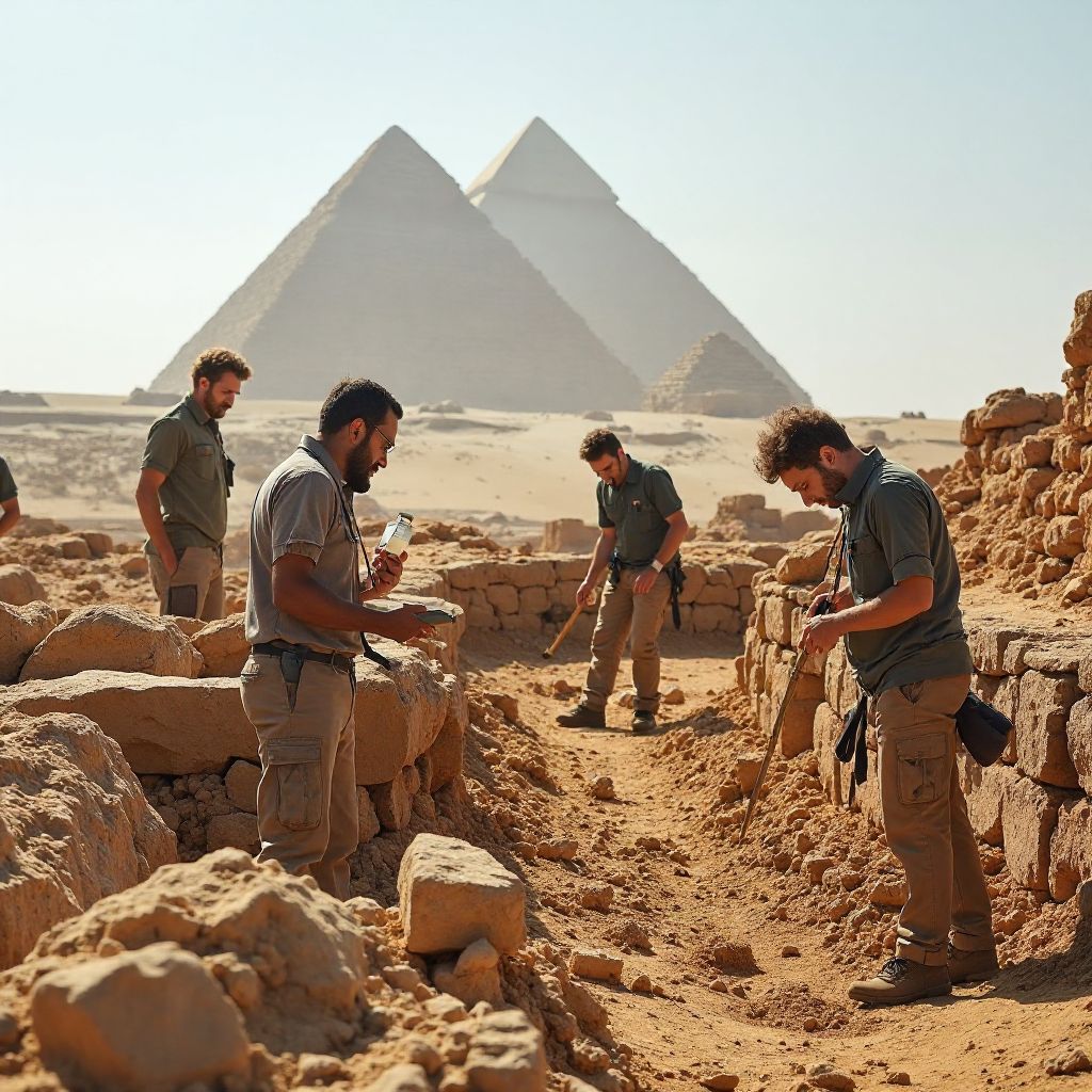 AncientQuest team on archaeological expedition