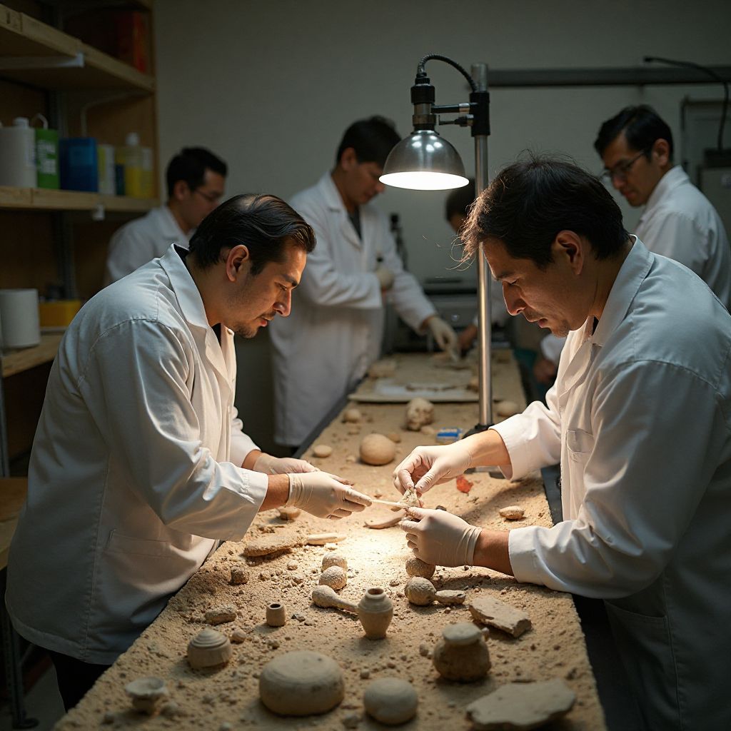 Archaeological preservation work