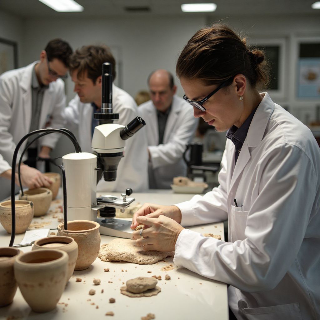 Laboratory analysis of artifacts