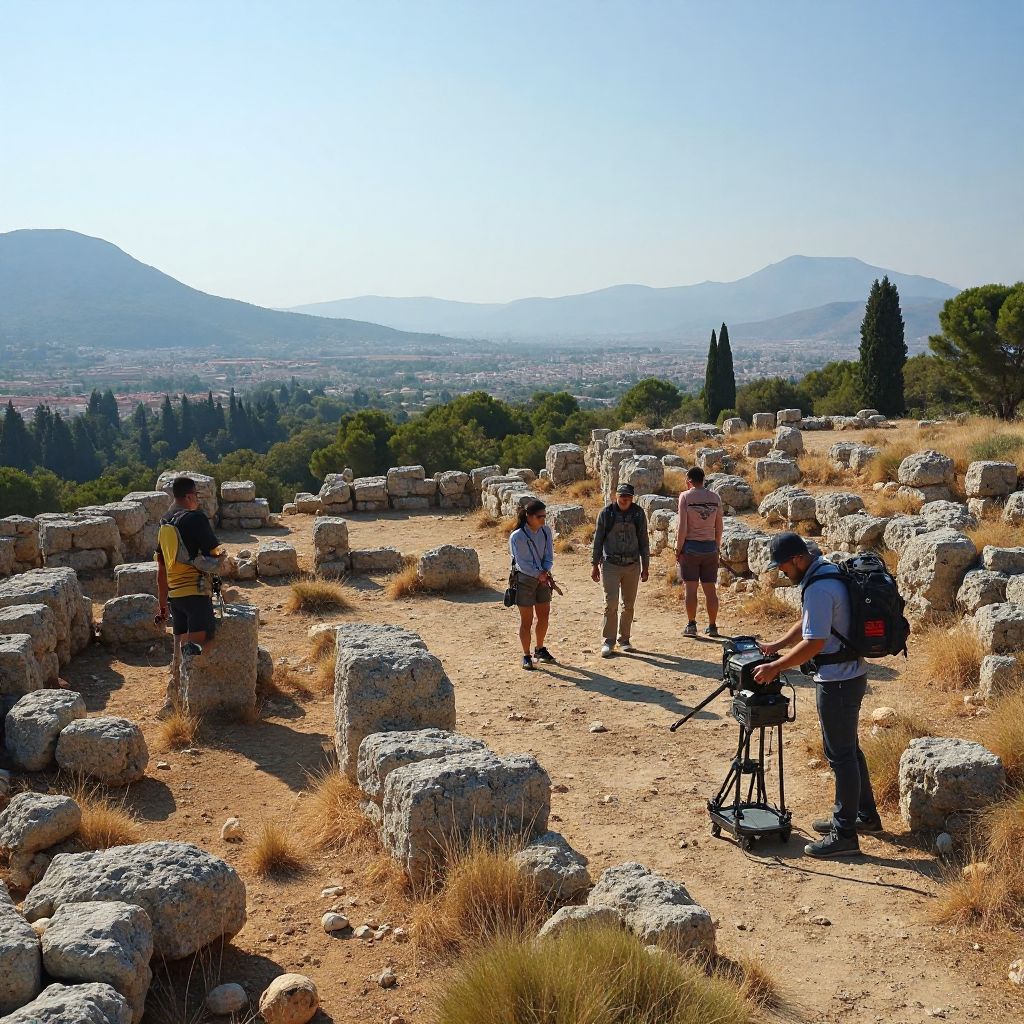 Team conducting field survey