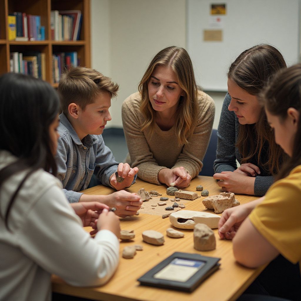 Educational workshop with students