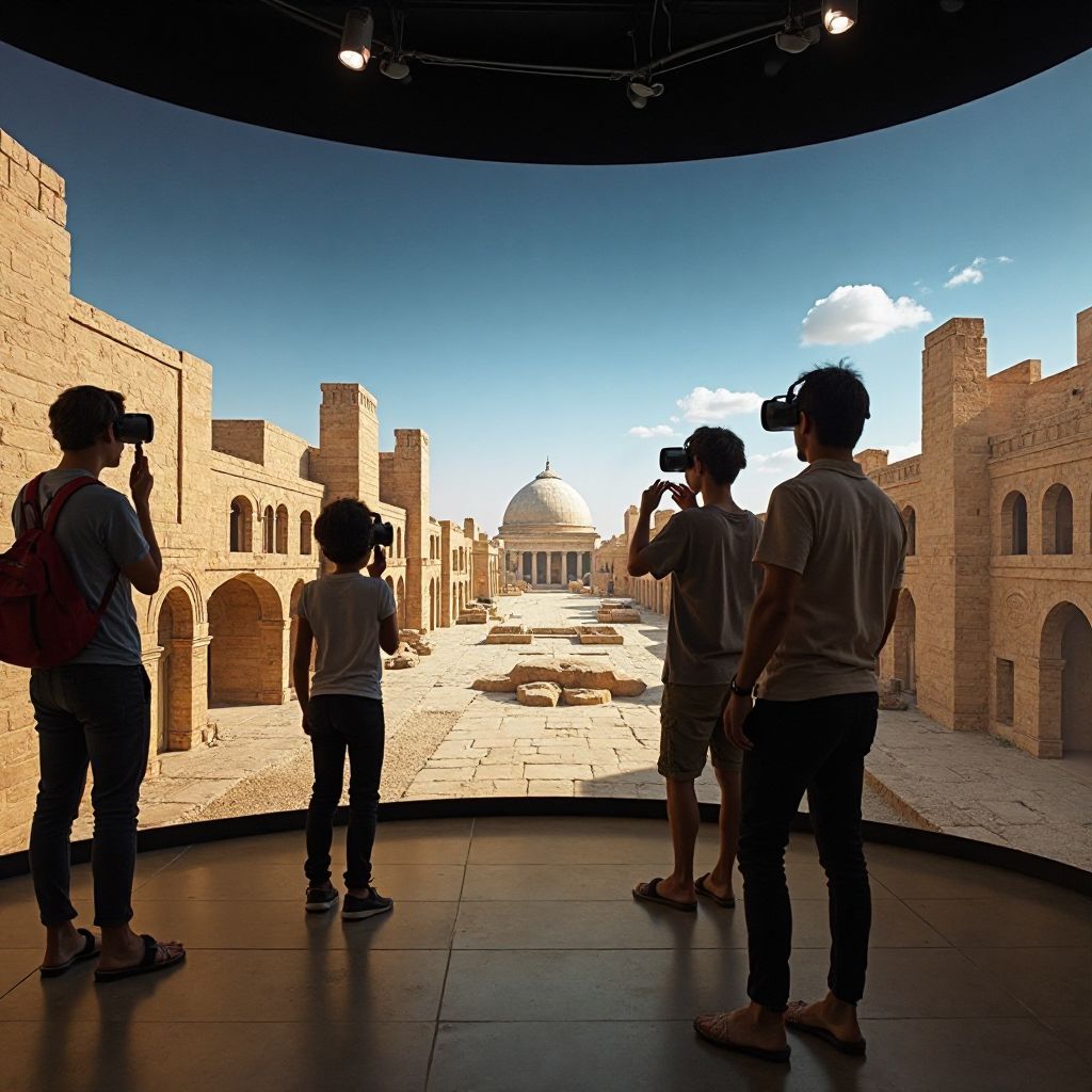 Virtual reality demonstration of ancient site